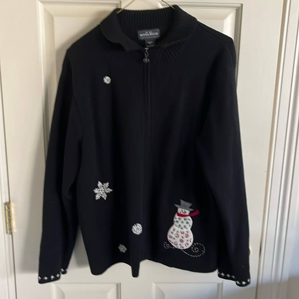 Zippered cardigan